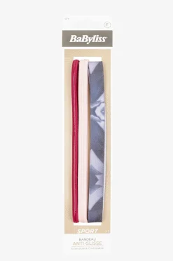 BaByliss Hårband anti-glid Sport 3 st