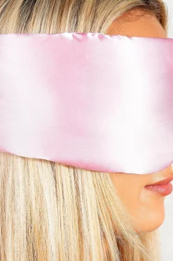 Brushworks Cushioned Satin Sleep Mask