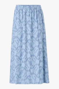 Bubbleroom Kjol Structure Floral Smock