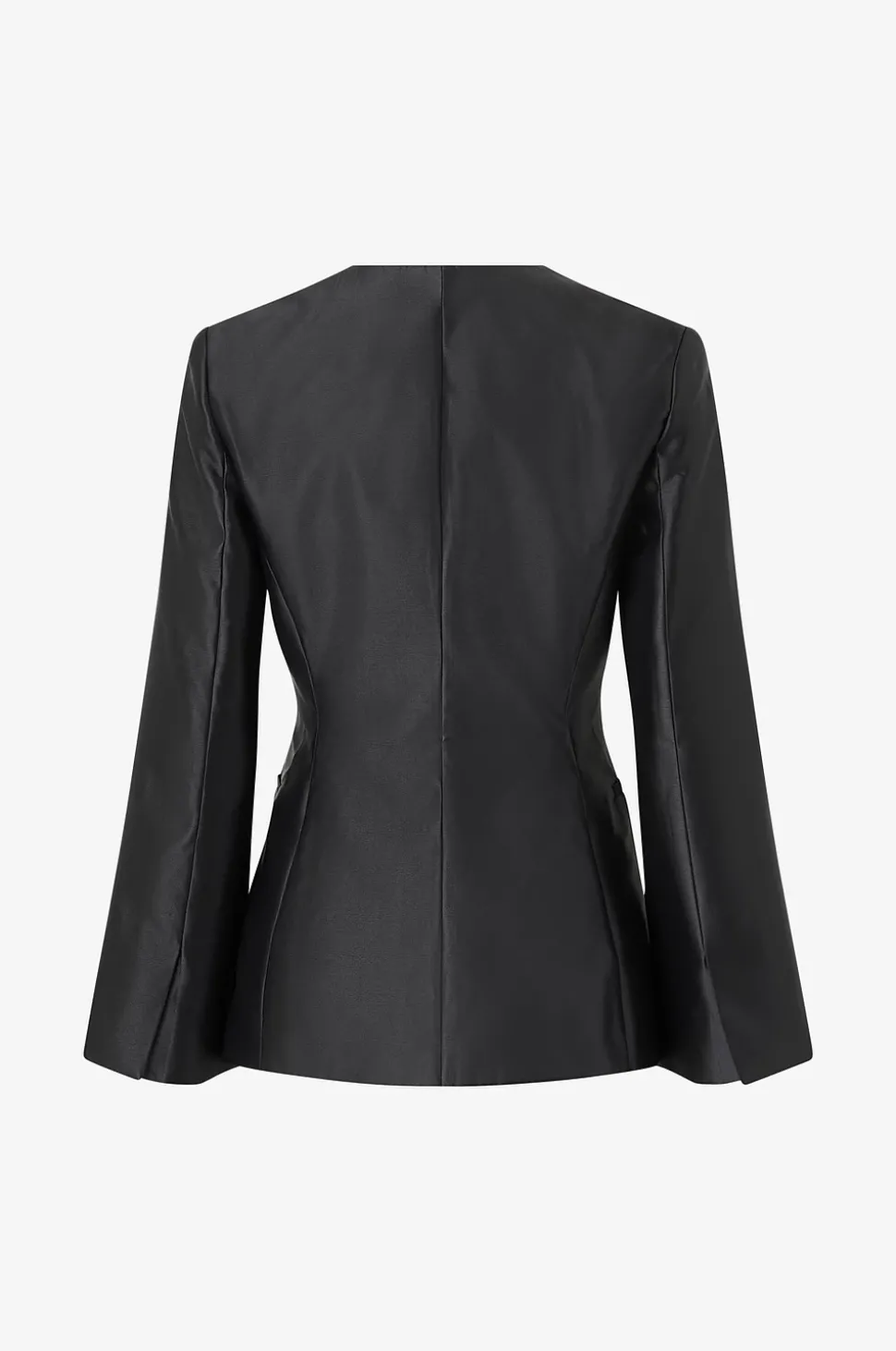 By Malina Blazer Nori Fitted Heavy Satin Blazer
