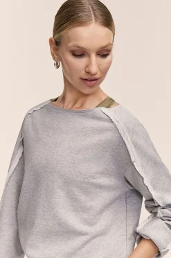 Casall Sweatshirt Reversed Seam Terry Crew