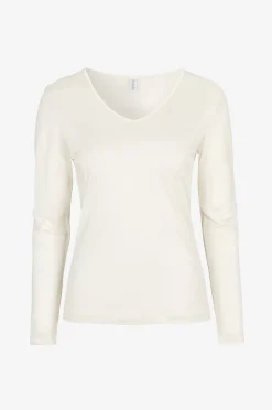 Damella Topp Long Sleeve i silke