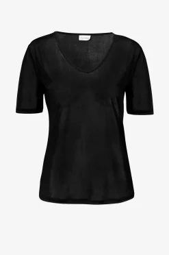 Damella Topp Short Sleeve i silke