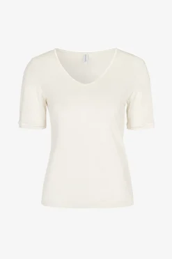Damella Topp Short Sleeve i silke
