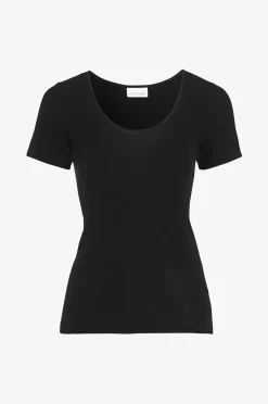 Damella Topp Short Sleeve i ull och silke