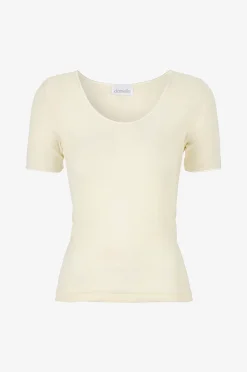Damella Topp Short Sleeve i ull och silke