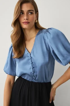 Ellos Collection Blus i satin