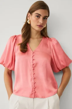 Ellos Collection Blus i satin