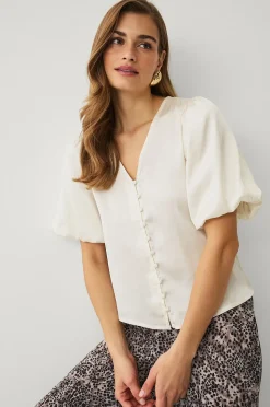 Ellos Collection Blus i satin
