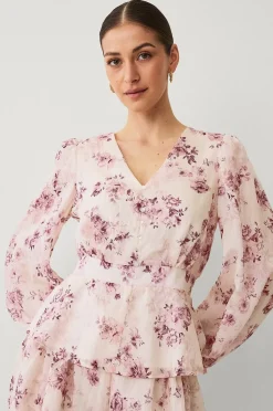 Ellos Collection Blus med ballongärmar