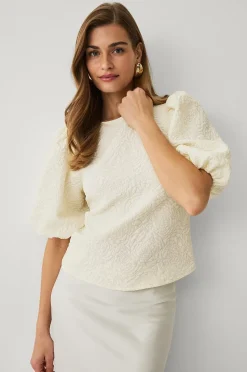 Ellos Collection Blus med ballongärmar
