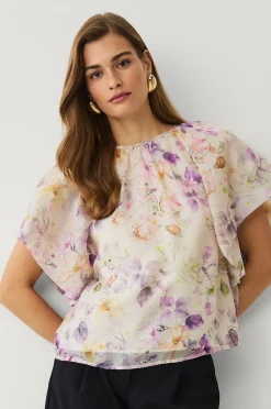 Ellos Collection Blus med ballongärmar