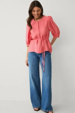 Ellos Collection Blus med knytband