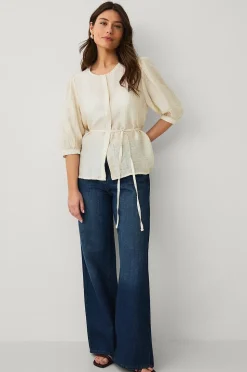 Ellos Collection Blus med knytband