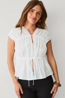 Ellos Collection Blus med knytband