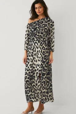 Ellos Collection Blus med nerhasad axel