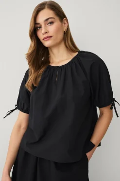 Ellos Collection Blus med nyckelhålsöppning