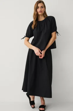 Ellos Collection Blus med nyckelhålsöppning