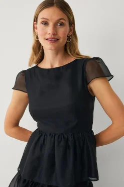 Ellos Collection Blus med peplum