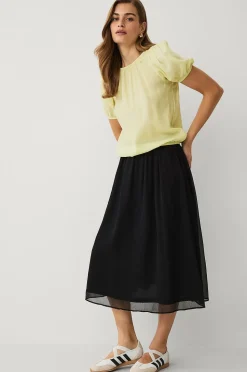 Ellos Collection Blus med puffärmar
