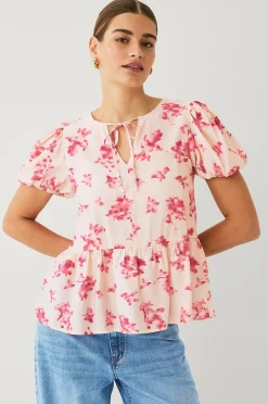 Ellos Collection Blus med puffärm