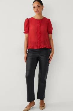 Ellos Collection Blus med puffärm