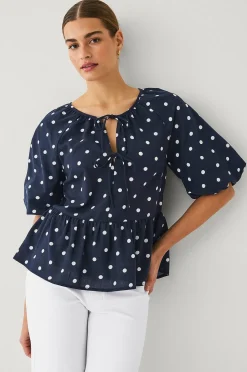 Ellos Collection Blus med puffärm