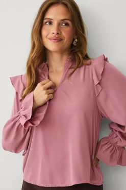 Ellos Collection Blus med volanger