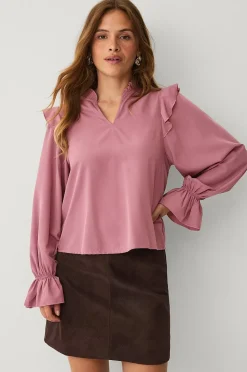 Ellos Collection Blus med volanger