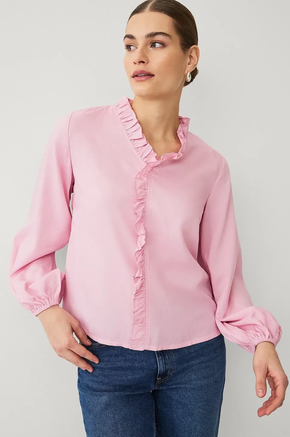 Ellos Collection Blus med volanger