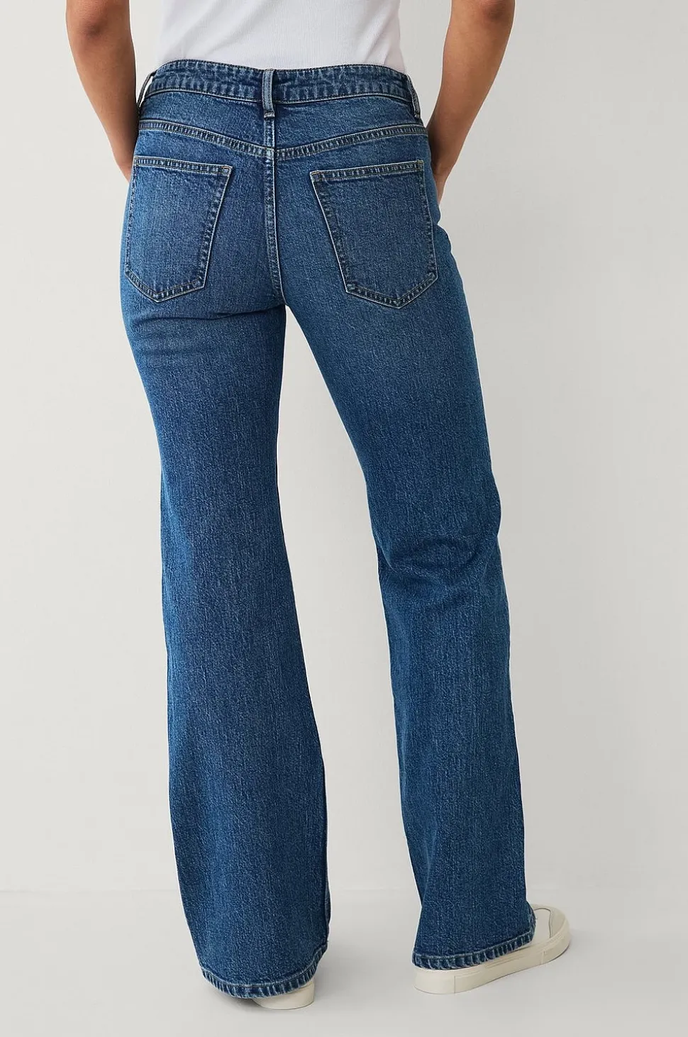 Ellos Collection Bootcut jeans med låg midja