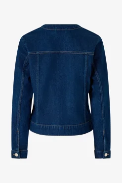 Ellos Collection Jeansjacka med rundad hals