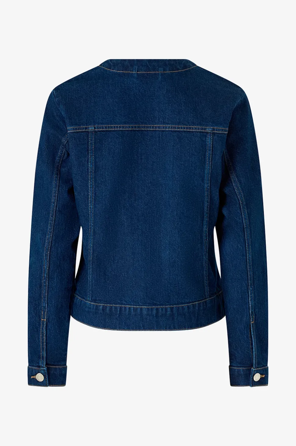 Ellos Collection Jeansjacka med rundad hals
