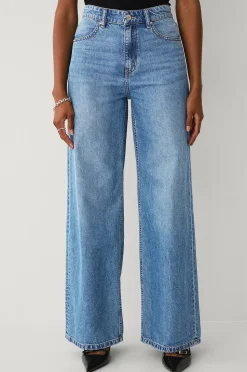 Ellos Collection Jeans med vida ben och hög midja