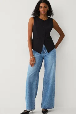 Ellos Collection Jeans med vida ben och hög midja