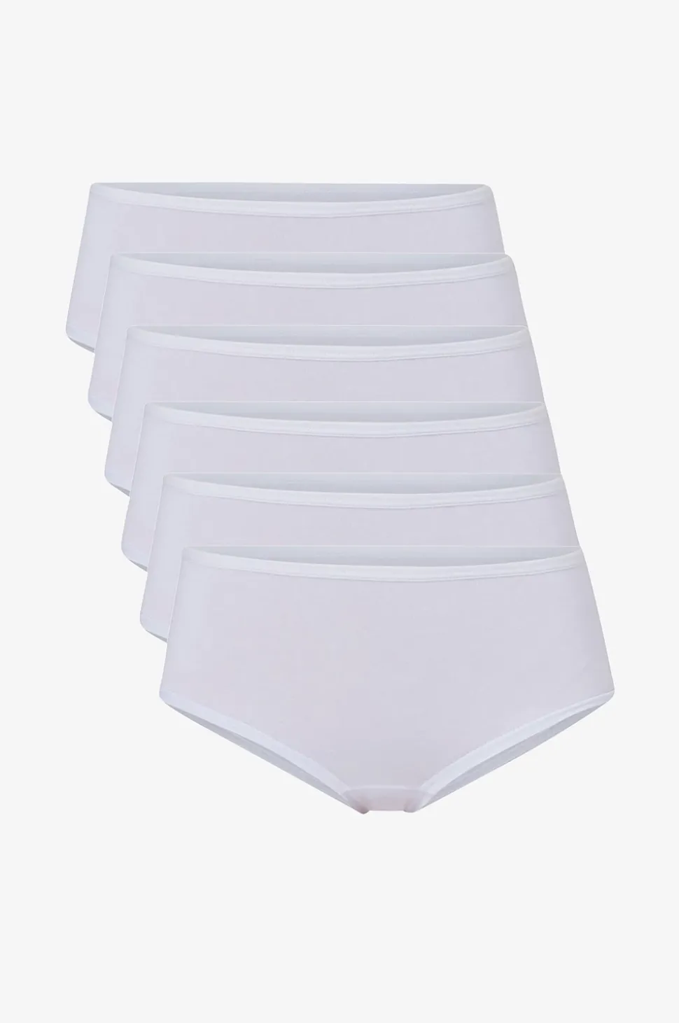 Ellos Collection 6-pack Hipstertrosa i bomullstrikå