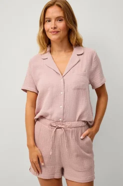 Ellos Collection Pyjamasskjorta i bomull