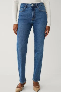 Ellos Collection Raka jeans med hög midja