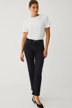 Ellos Collection Raka jeans med hög midja