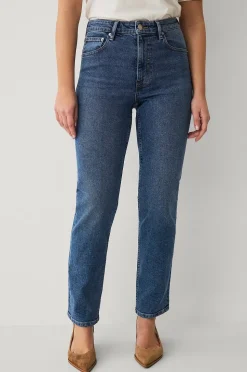 Ellos Collection Raka jeans med hög midja