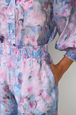 Ellos Collection Shorts med smockad midja