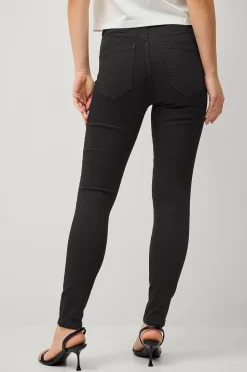 Ellos Collection Smala stretchjeans med hög midja