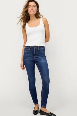 Ellos Collection Smala stretchjeggings med medelhög midja