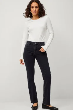 Ellos Collection Smala stretchjeans med hög midja