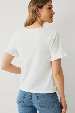 Ellos Collection Topp med volangärm