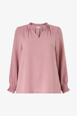 Ellos Plus collection Blus med v-formad halsringning
