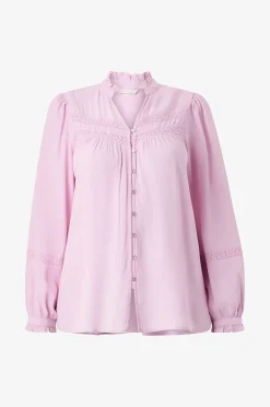 Ellos Plus collection Blus med spetsdetaljer