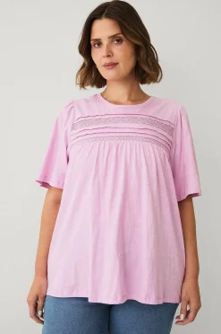 Ellos Plus collection Topp med spetsdetaljer