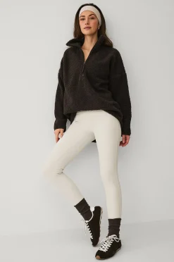 Ellos STUDIO Tröja Half Zip Pile Core