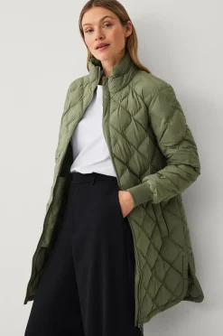 Áhkká Jacka Quilted Long Padded Jacket